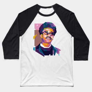 Jamil Al-Amin Popart Baseball T-Shirt